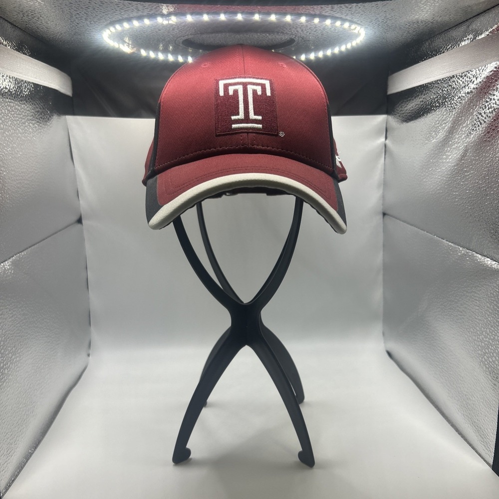 Temple Owls Maroon Under Armour Relaxed Fit Adjustable Hat NCAA